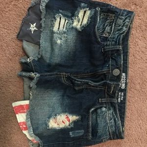 Blue Jean Mossimo shorts.